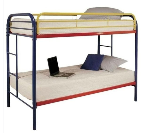 AS103 STAPELBED MULTI-KLEUR 90X190cm