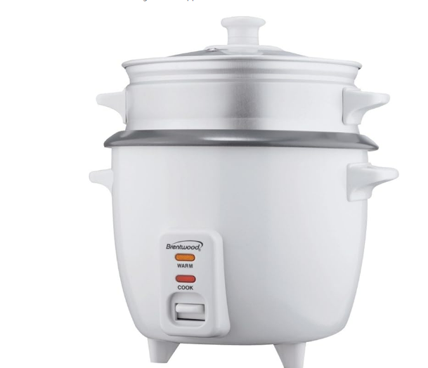 TS-480S BRENTWOOD RIJSTKOKER MET STOOM 2.5L