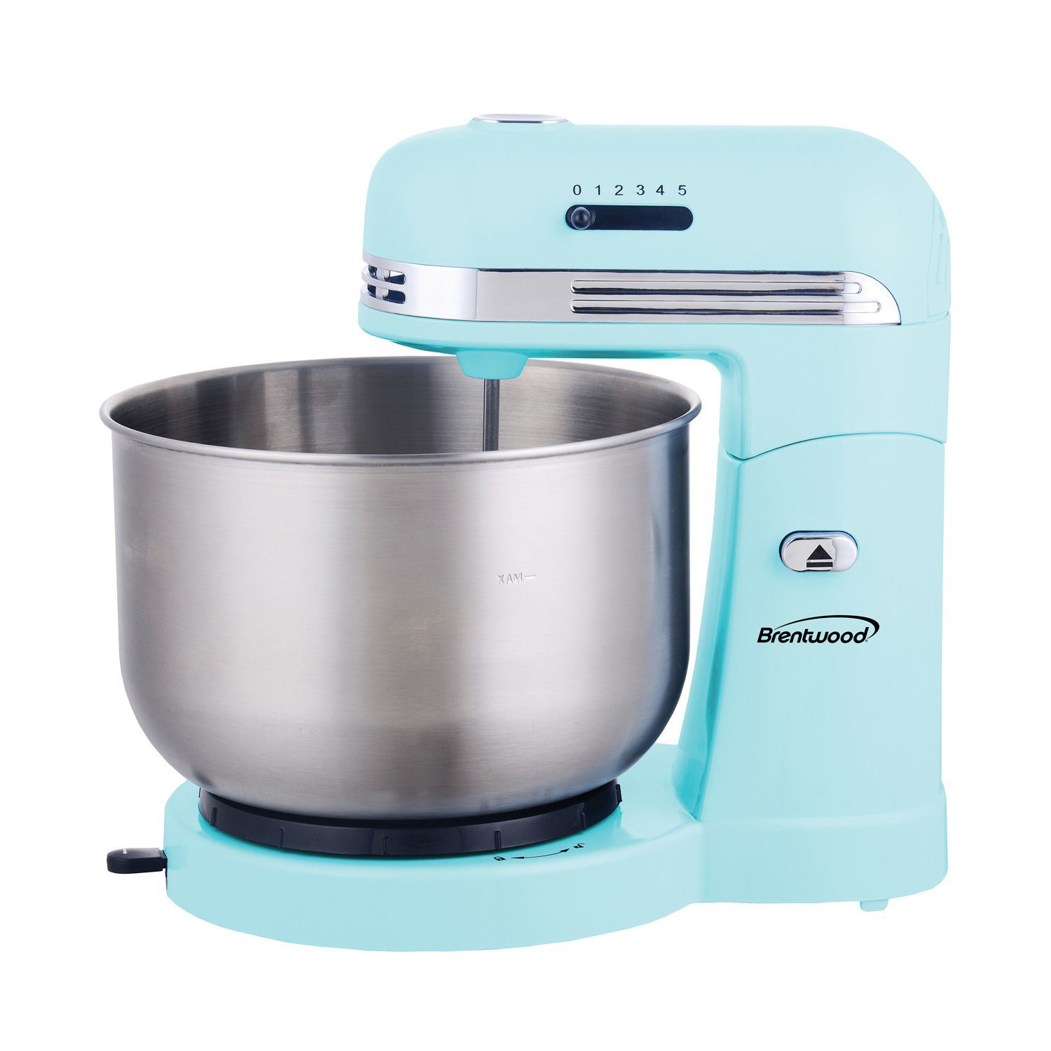 SM-1162BL BRENTWOOD RETRO STAND MIXER S/S MIX BOWL 250W CETL BLUE 3QT