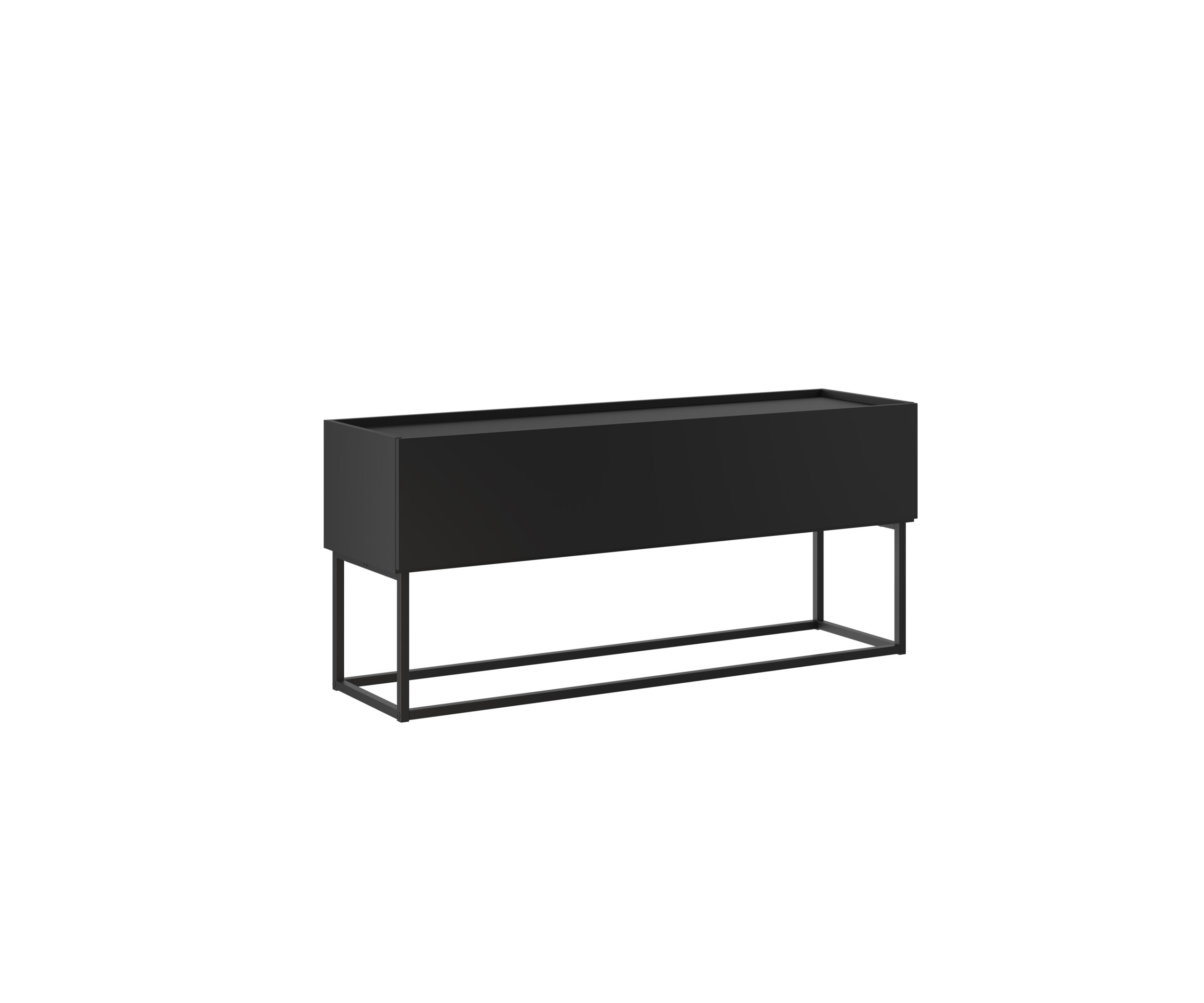 134119180 CARRARO TV TAFEL REF 1341 ZWART MATTE