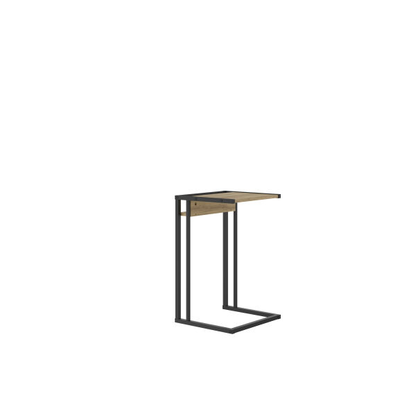 '134719610 CARRARO ZIJTAFEL REF 1347 WIT NOCE ZWART MATTE