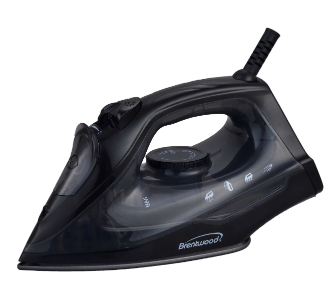 MPI-51BK BRENTWOOD STOOMSTRIJKIJZER CETL ZWART 1200W