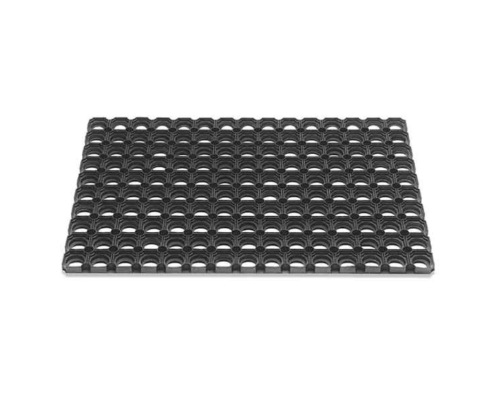 '3505402007 RUBBER DOORMAT RECTANGULAR 40X60,17MM