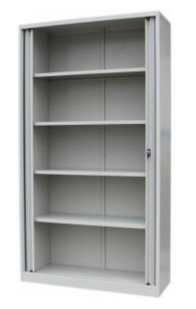 T01 FILE CABINET ROLLING DOOR 1850X900X450 RAL 7035
