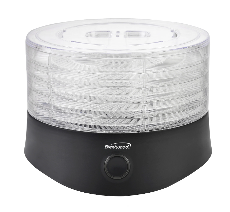 FD-1026BK BRENTWOOD 5-TRAY FOOD DEHYDRATOR-AUTO-OFF-ETL