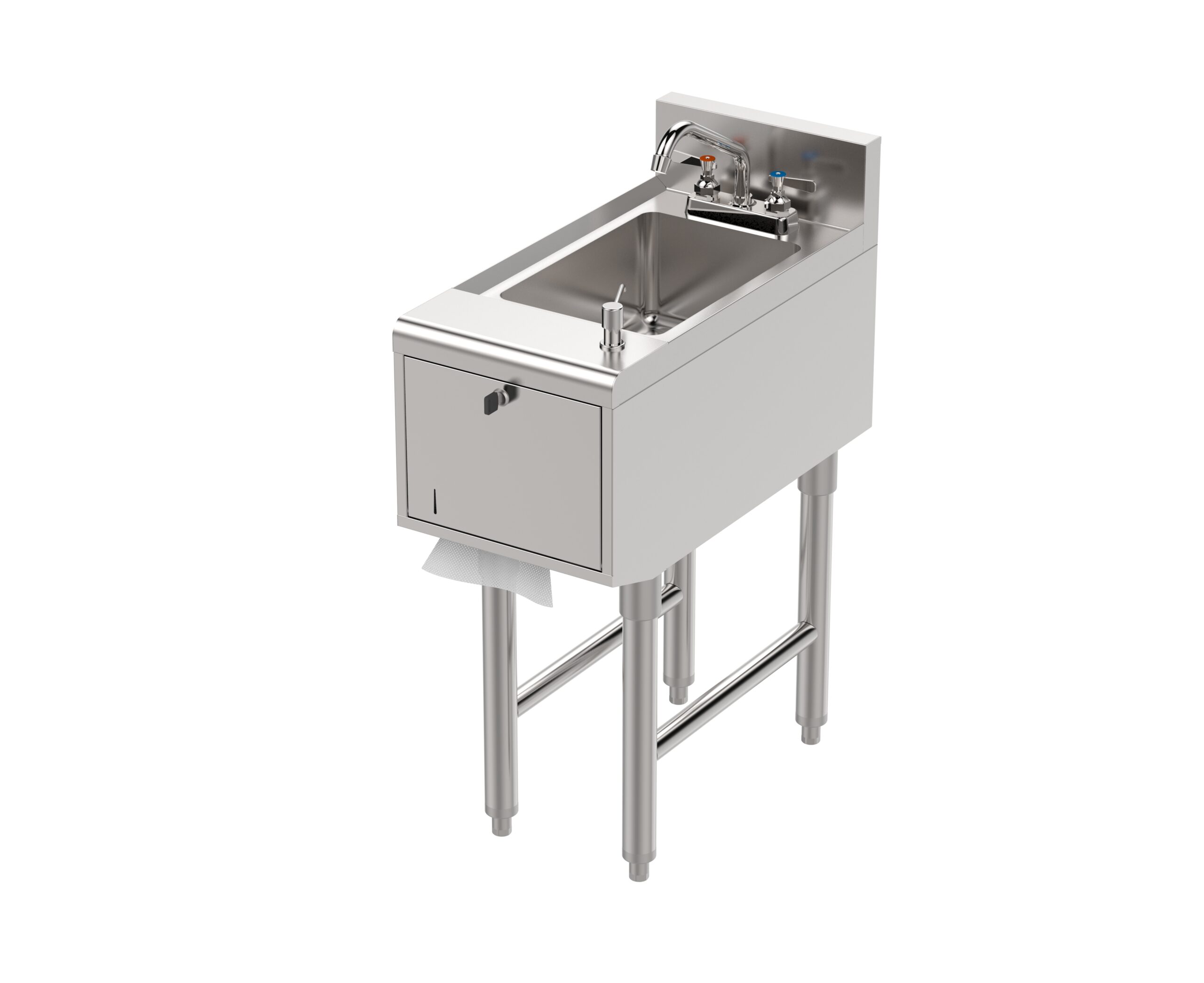 JSHA-140906HSIY SS SOUP AND TOWEL SINK 355*610*838