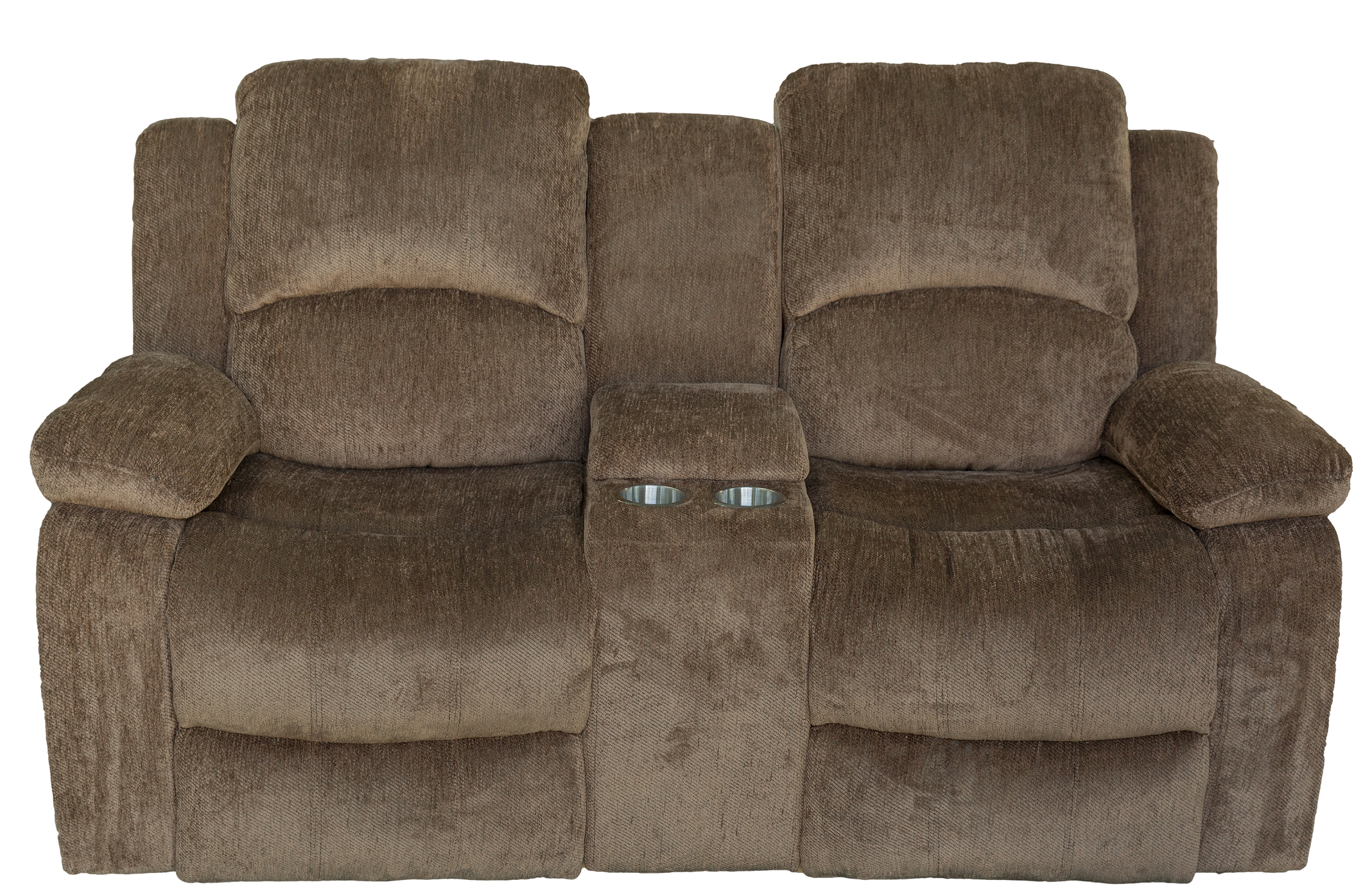 LE8025 BROWN 2+3 SOFA RECLINER 3RR/2RR BROWN WITH CONSOLE W/ USB PORTS
