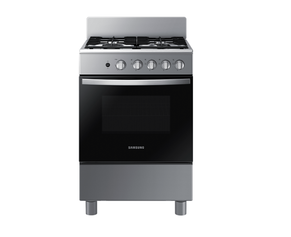 NX24BG35411VAP SAMSUNG 24" GASFORNUIS ZILVER 4 BRANDERS