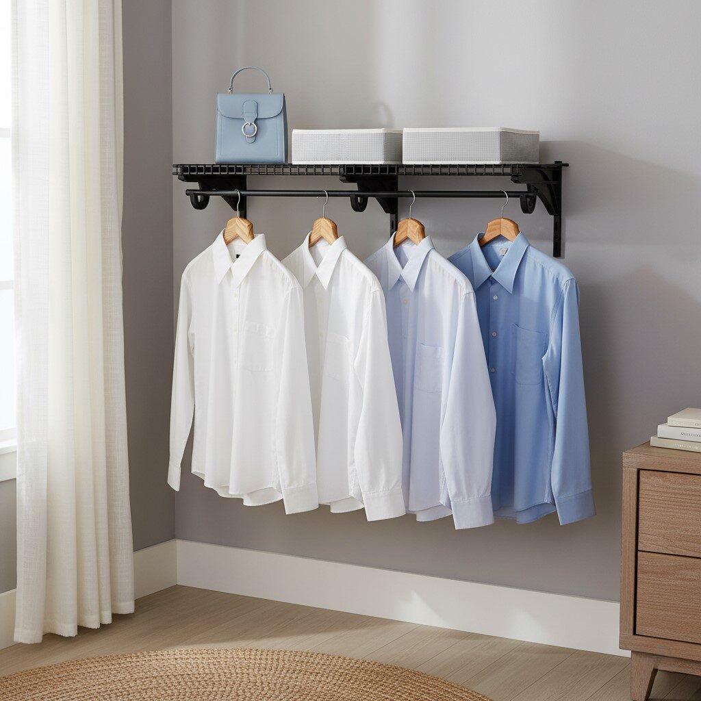10176.2.2 VENTILATED SHELF WITH RACK AND RAIL BLACK