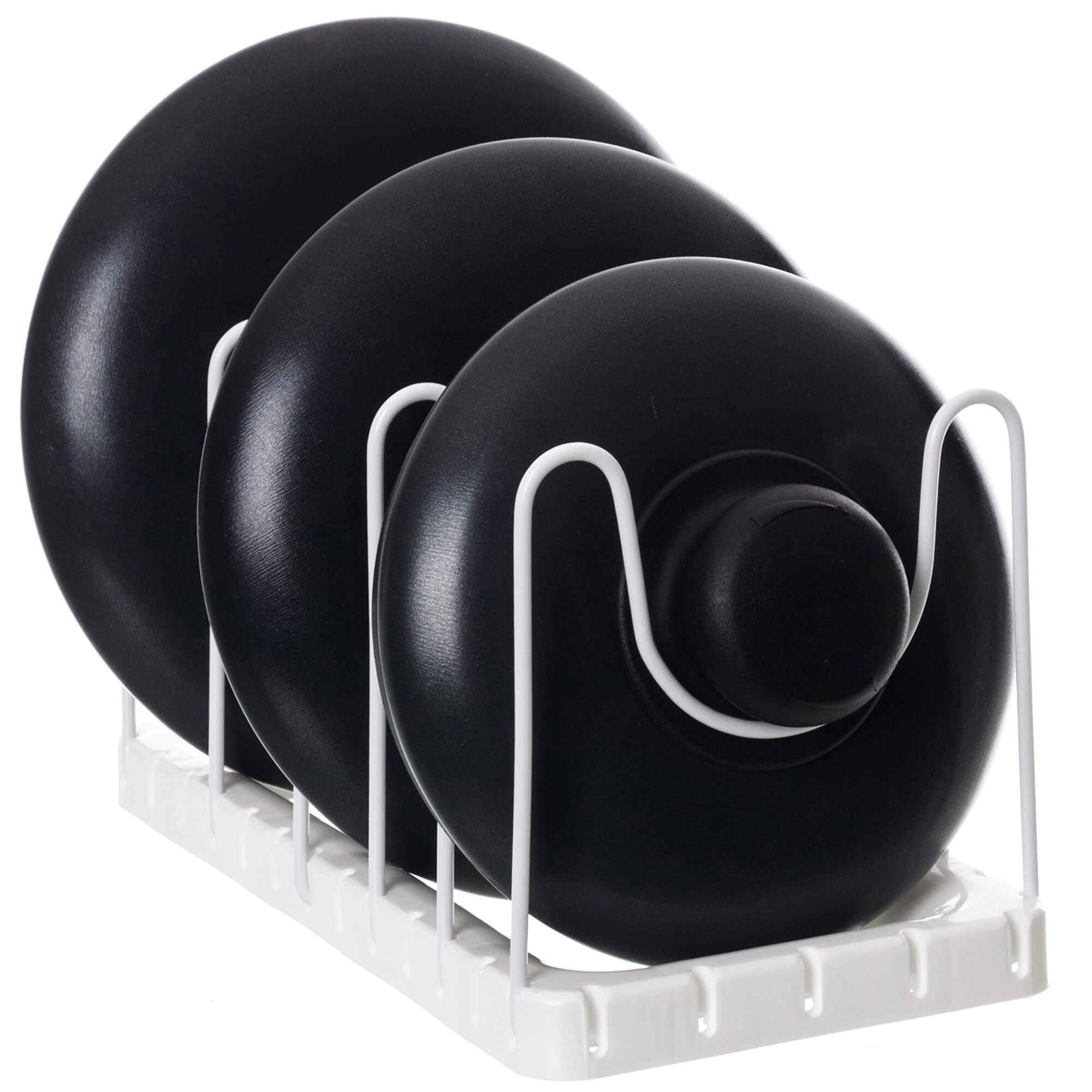 13153.1 LIDS AND FRYING PANS HOLDER WHITE