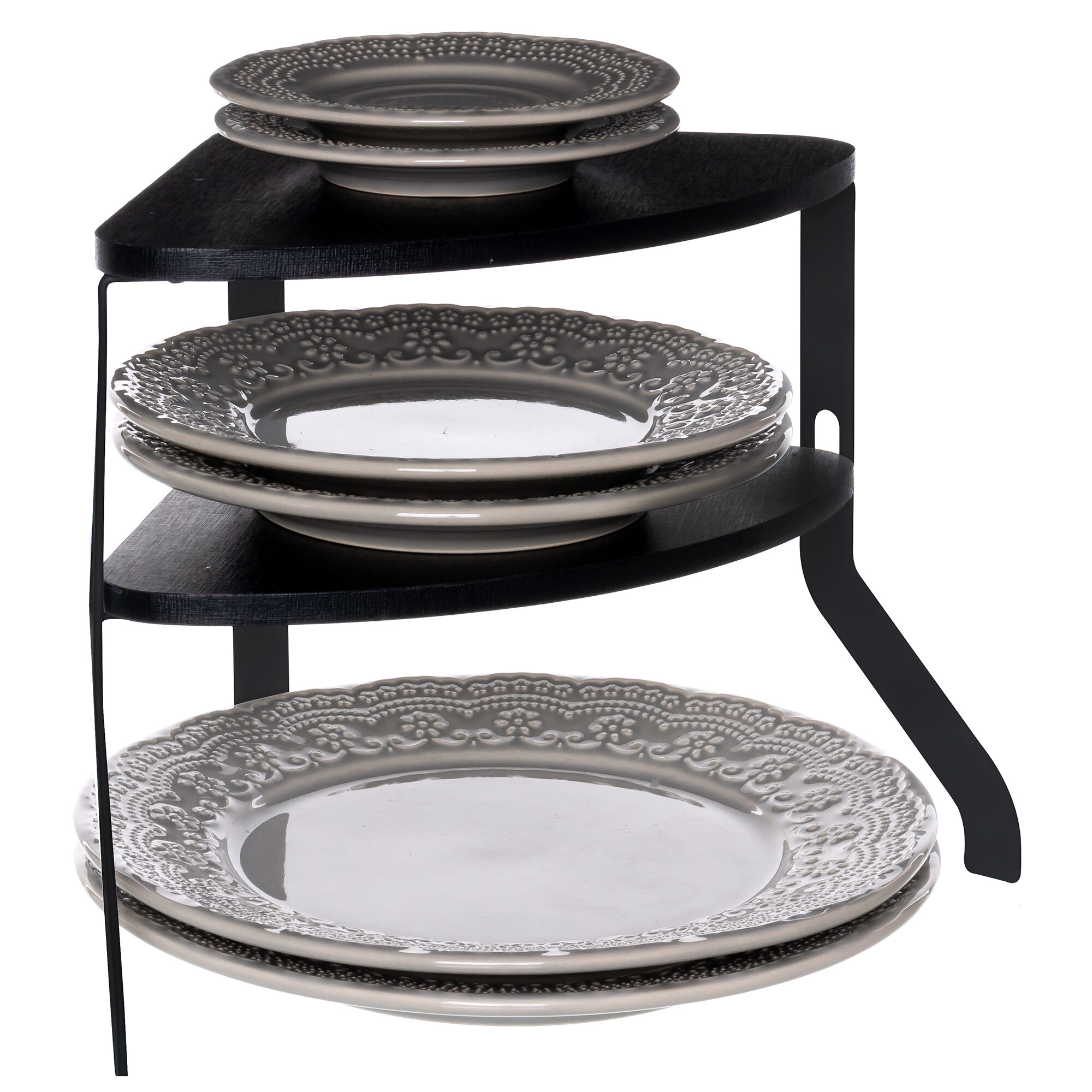 13534.20.2 STYLE CORNER RACK BLACK