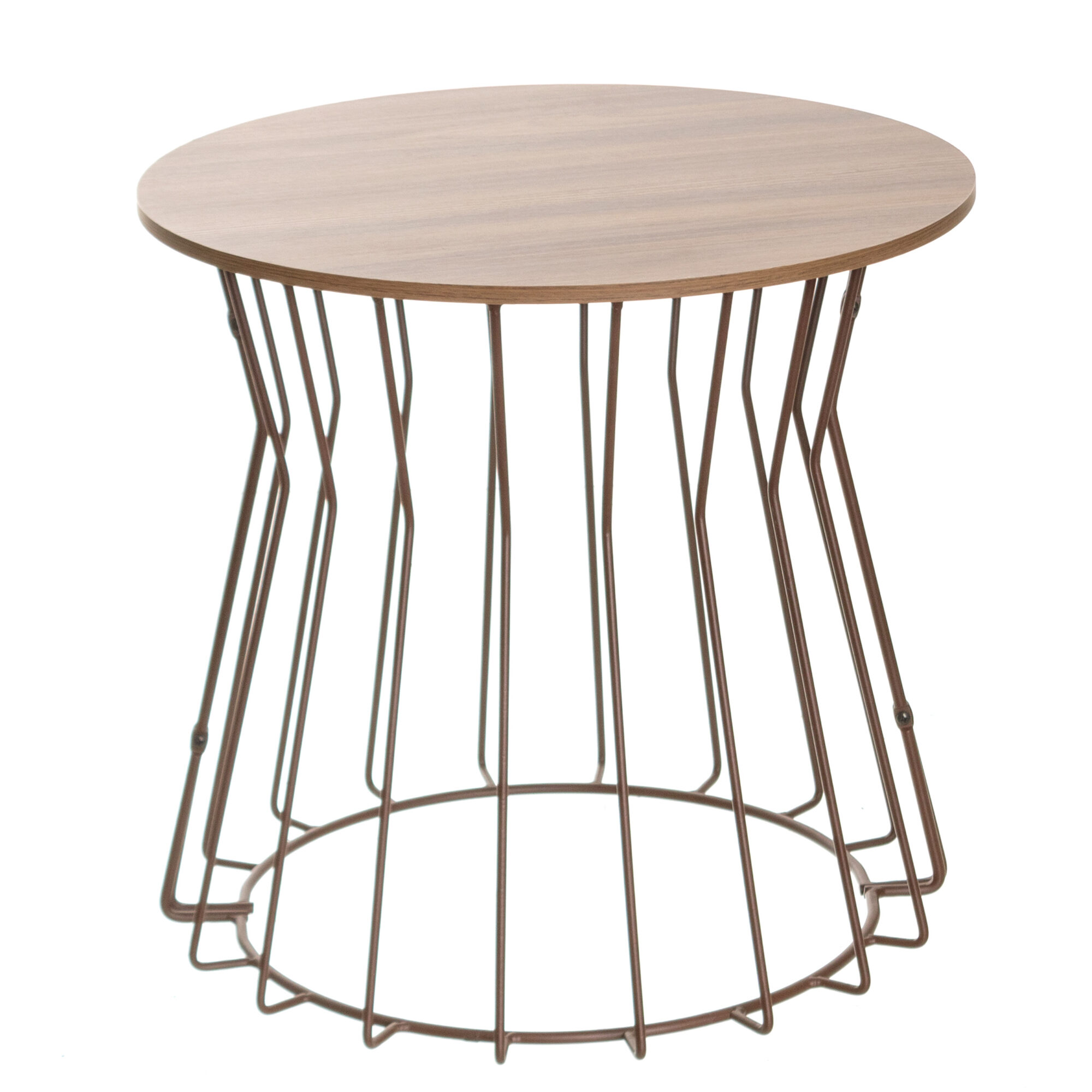 23311.40.51 INFINITY SIDE TABLE BLACK/BROWN