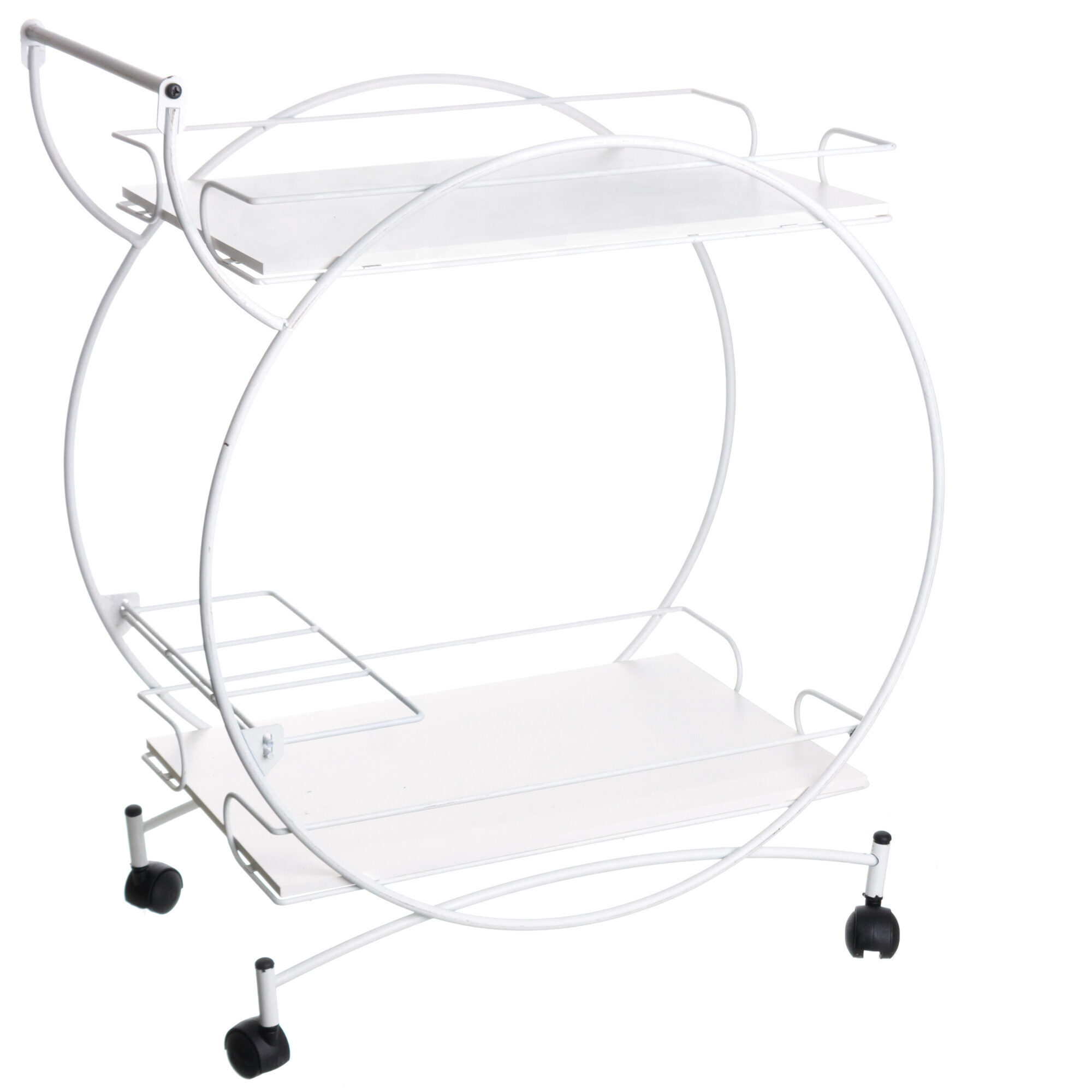 23512.10.1 VINTAGE SHOPPING CART WHITE