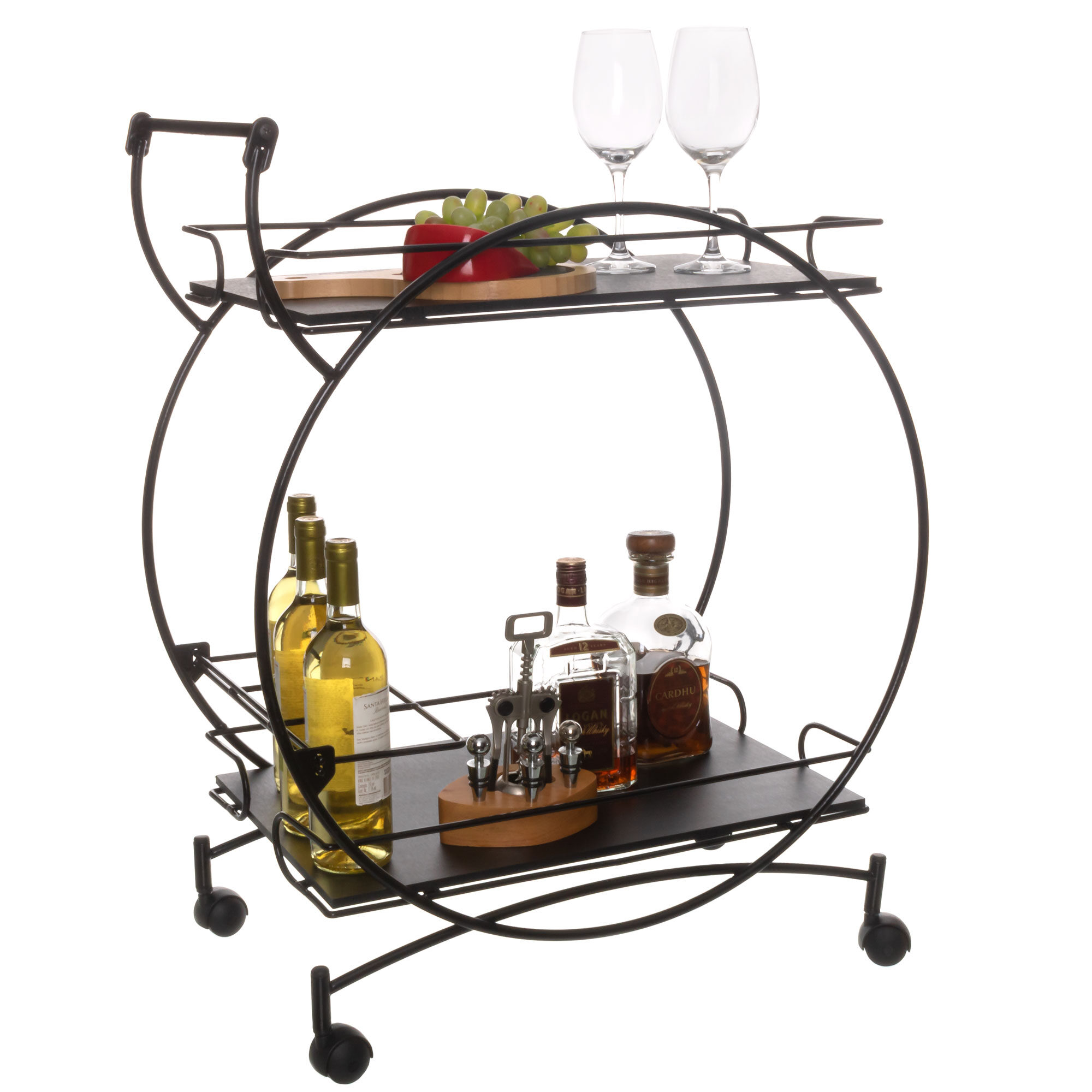 23512.20.2 VINTAGE SHOPPING CART BLACK
