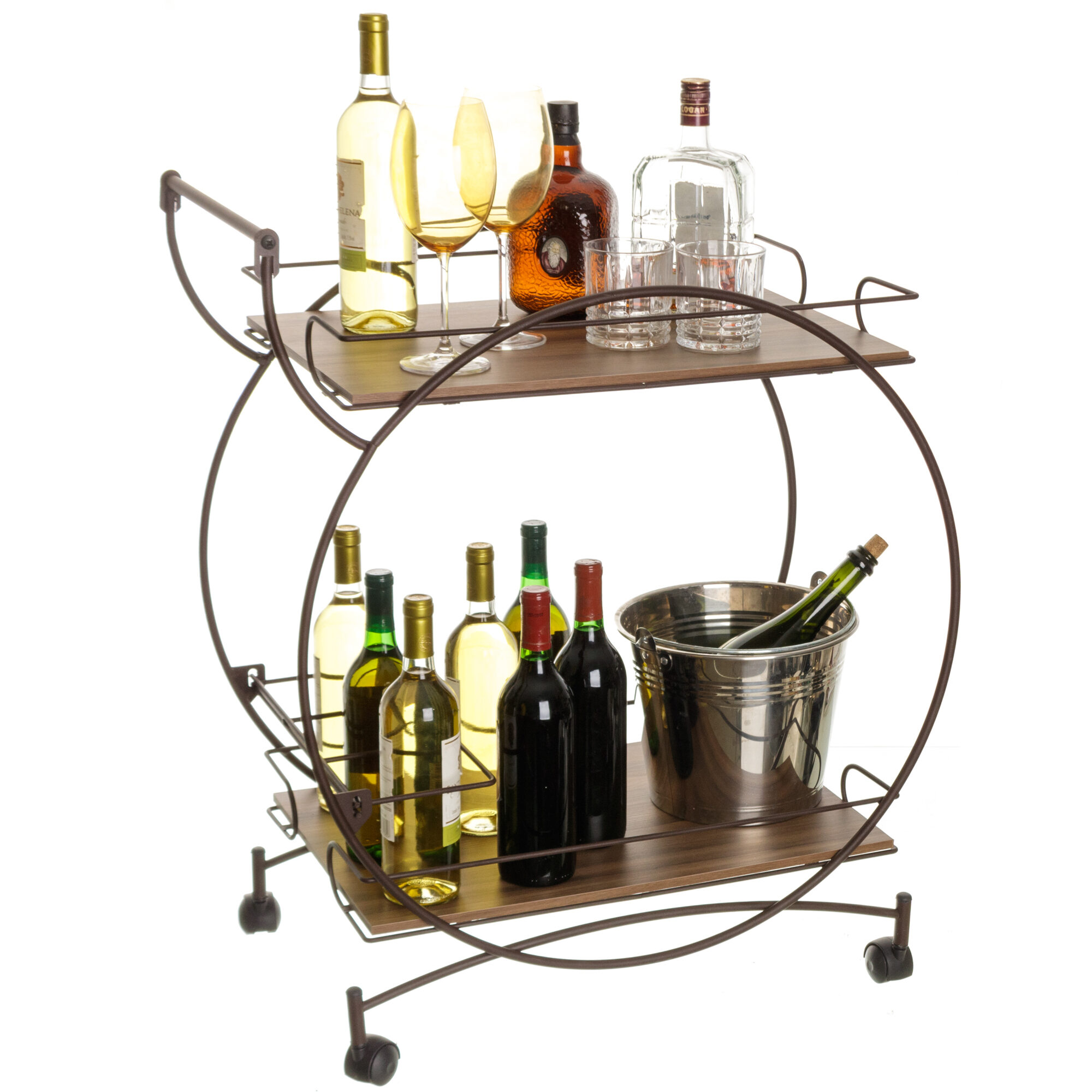 23512.40.51 VINTAGE SHOPPING CART BROWN