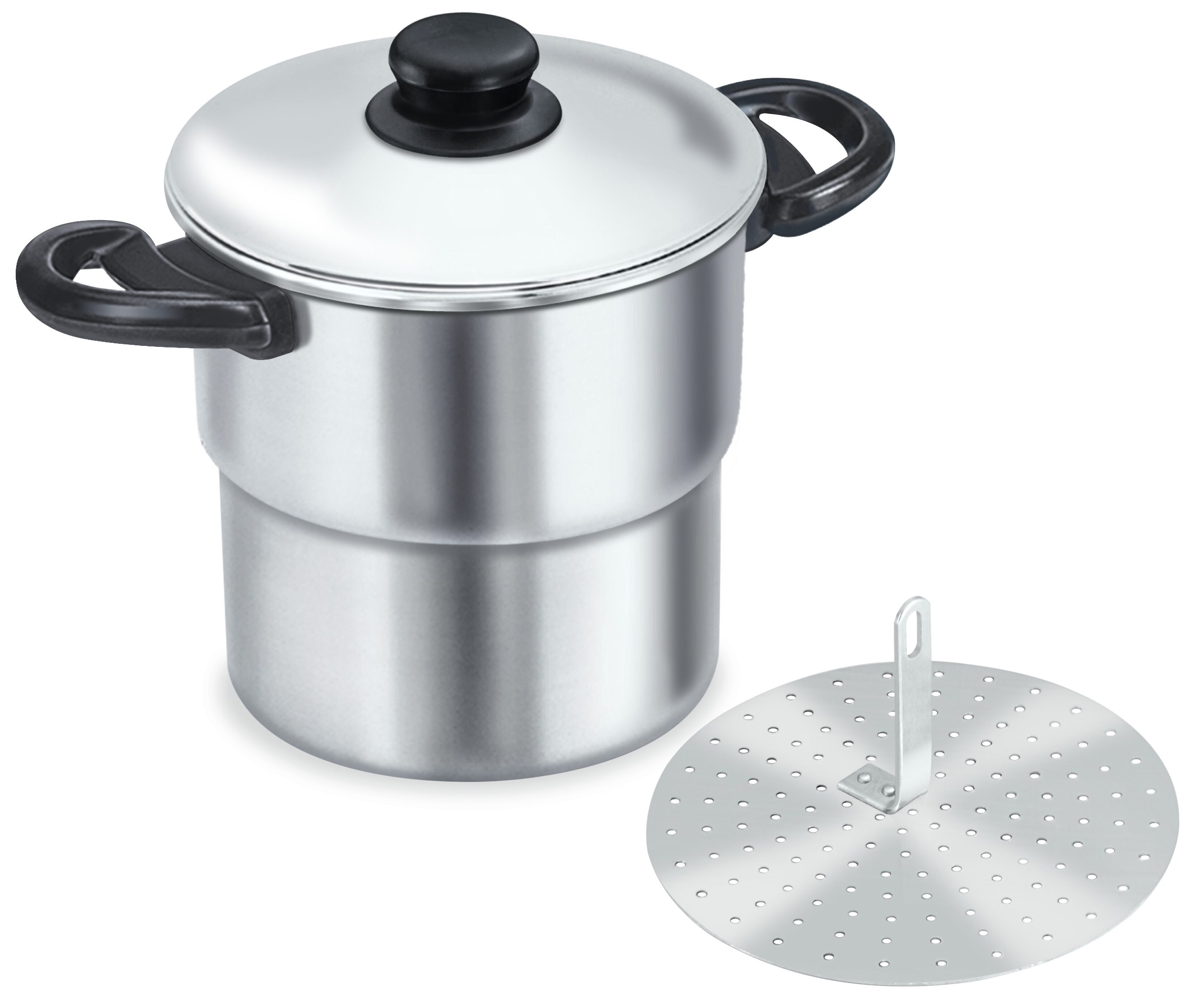 610116 COUSCOUS STEAMER 16 POLISHED