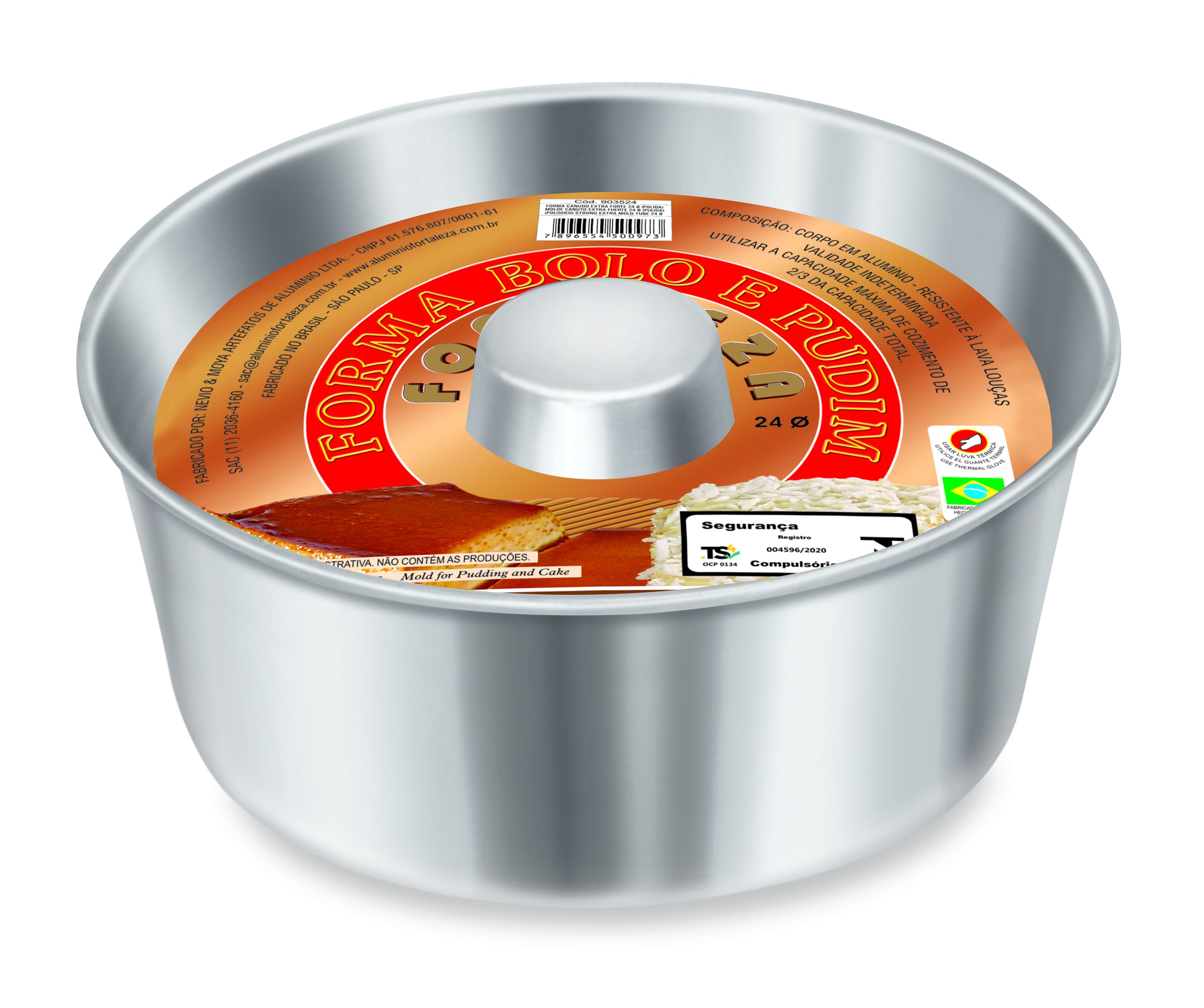 903516 TUBE PAN 16 CM POLISHED