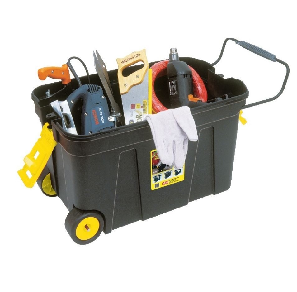 CR01 TOOLBOX CART WITH HANDLE 70.3 x 37.6 x 41.9 CM