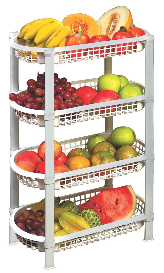 FR02 FRUITMAND MET 4 LAGEN 47.4 x 26.9 x 71.6 CM