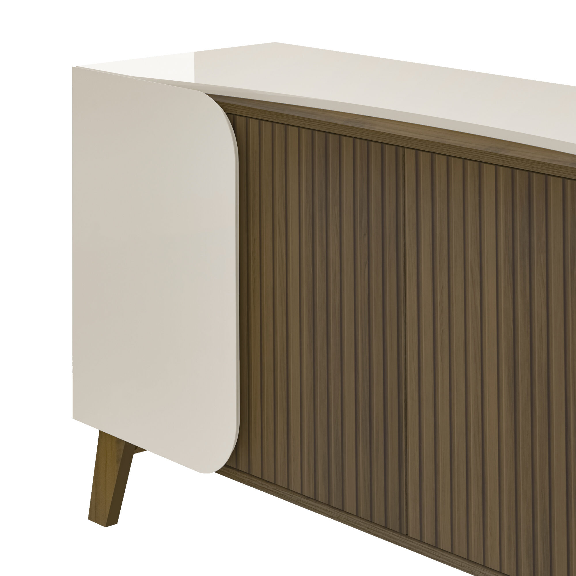 Buffet Elegance Off White com Pinho Ripado (4)