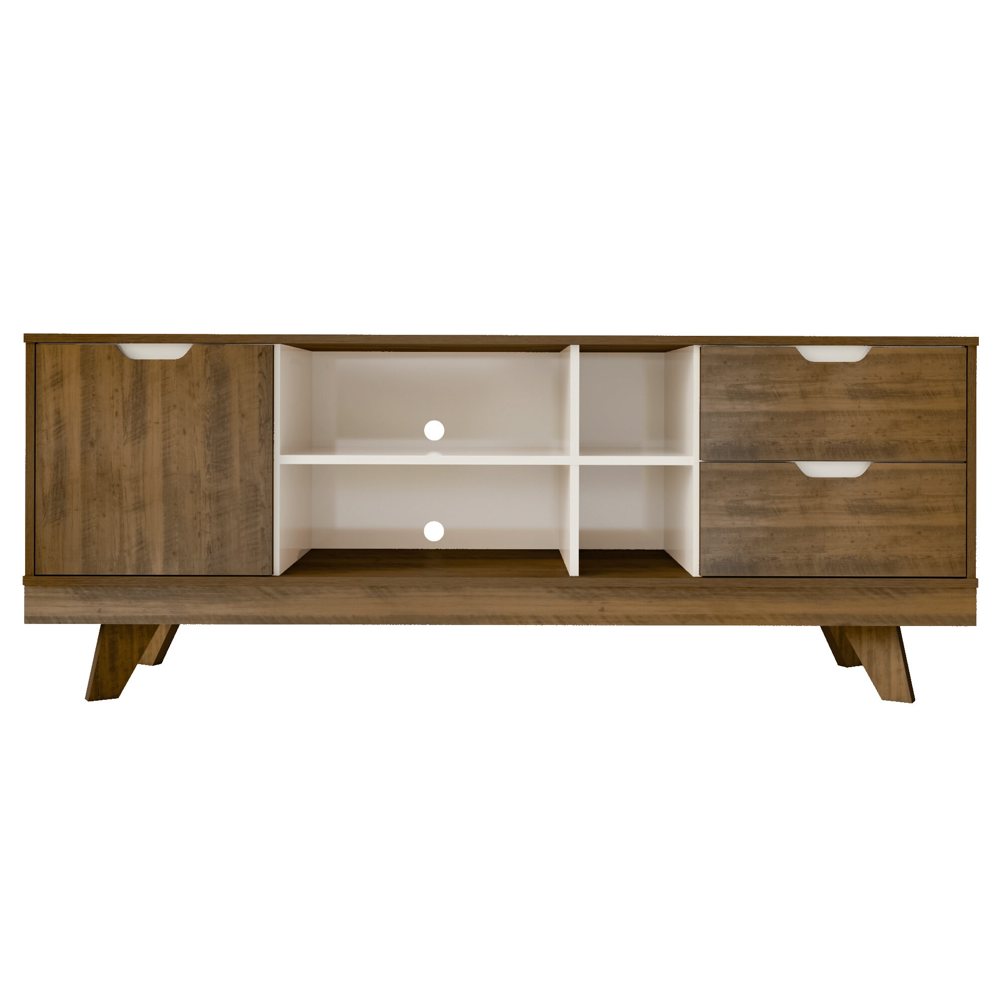 4226 MICHIGAN TV MEUBEL - PINE / OFF WHITE