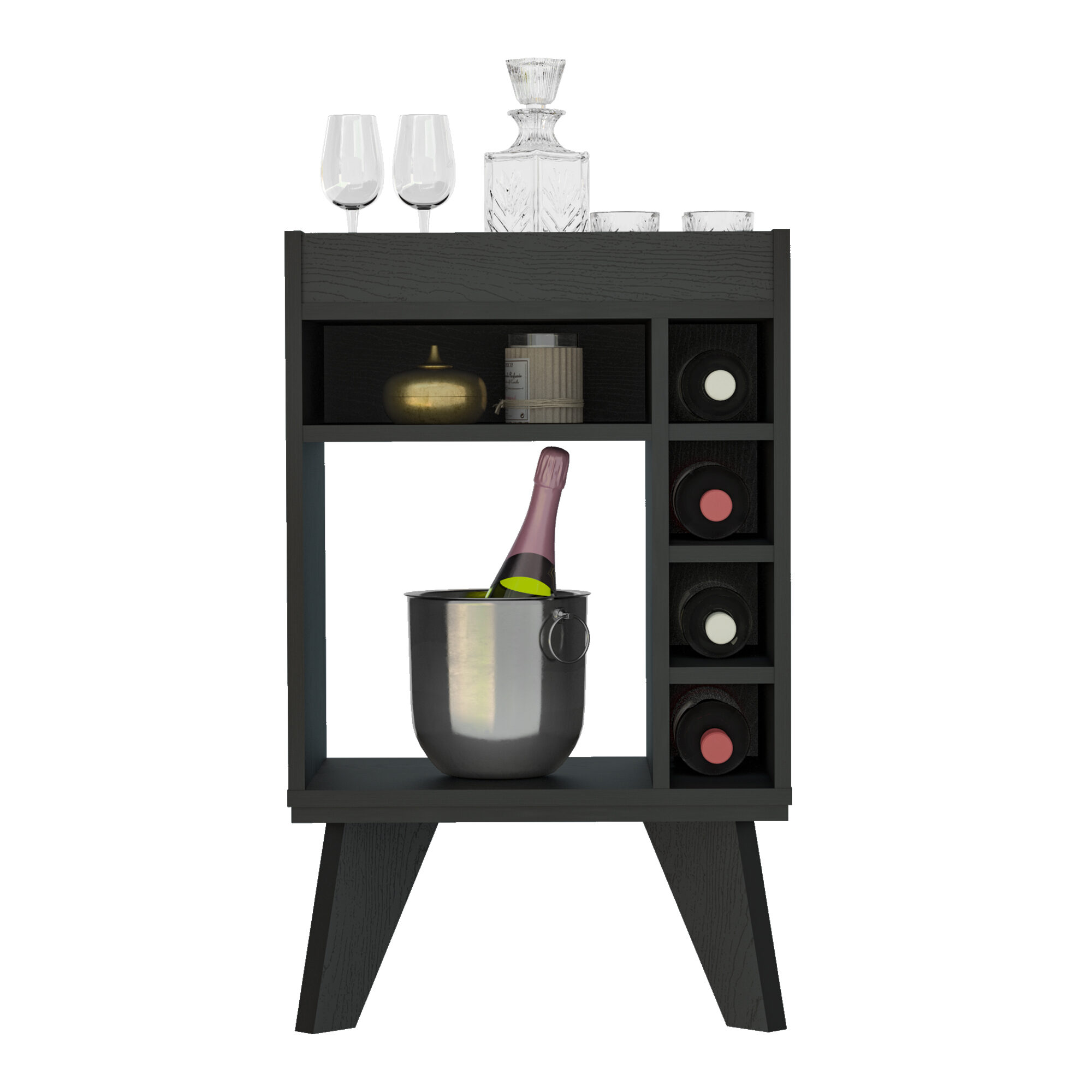 4139 DRINK BAR - ZWART