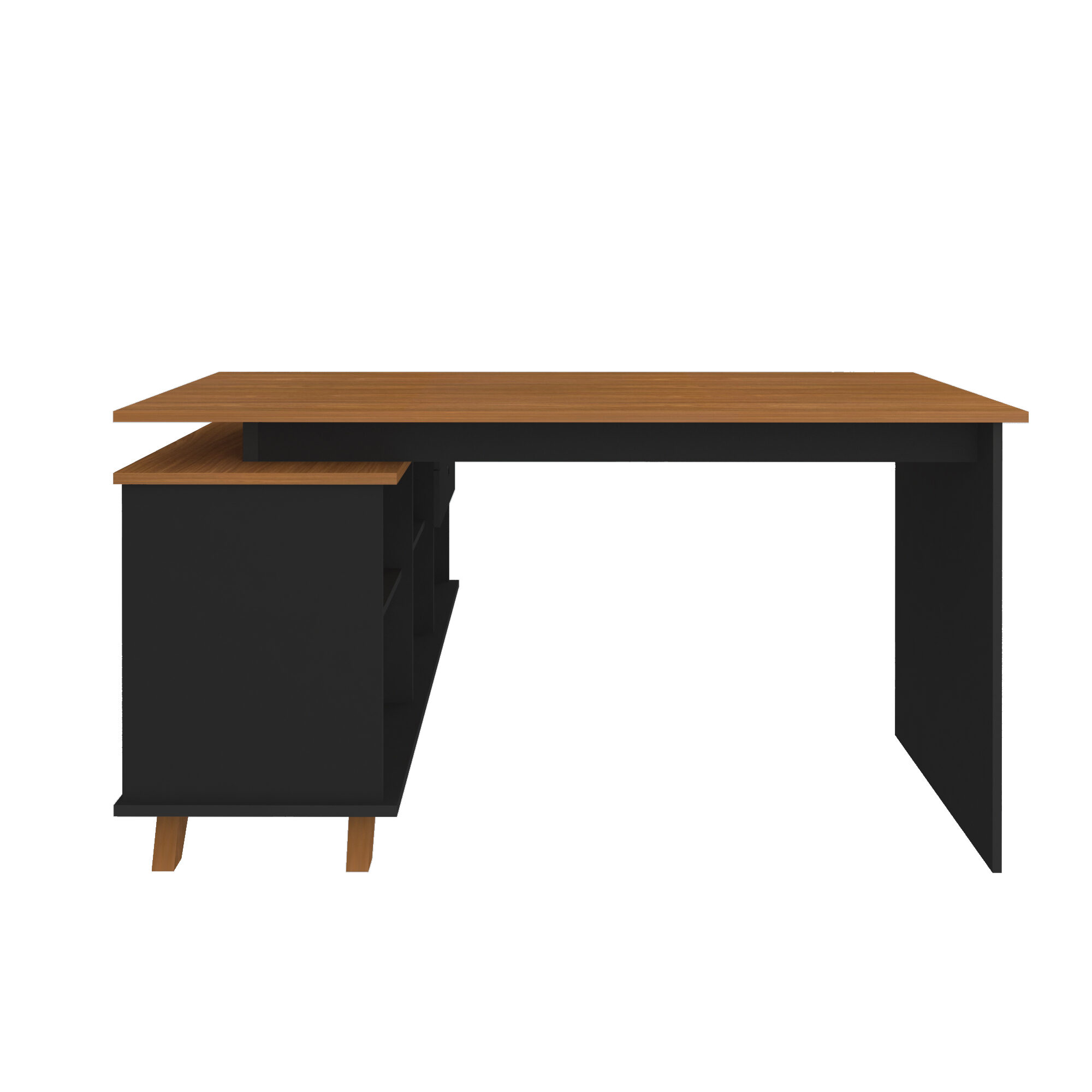 6142 ARTANY GOLD DESK - FREIJO/ BLACK