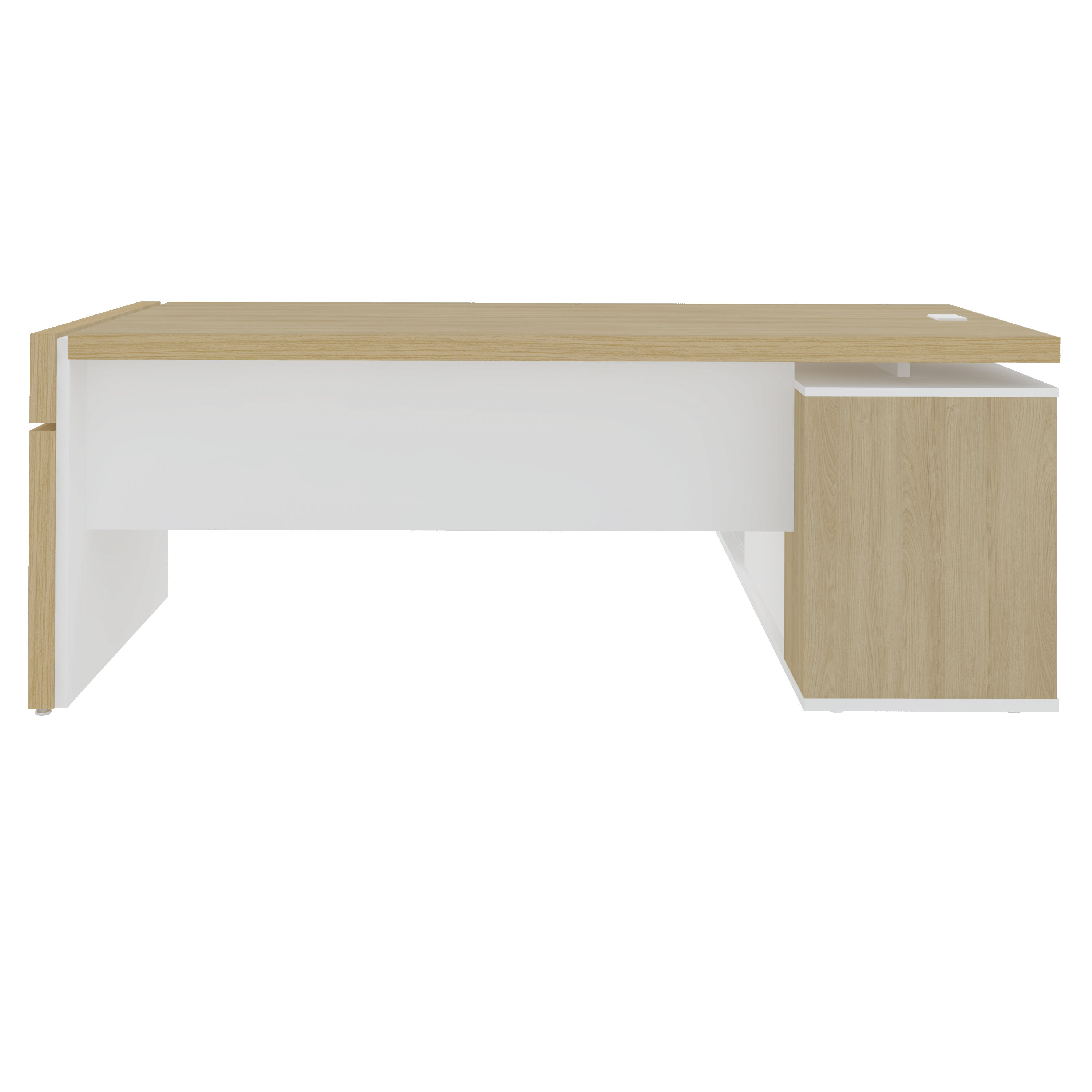 6214 ARTANY EXECUTIVE DIRECTOR CONNECT WORKSTATION - LIGHT OAK / WHITE