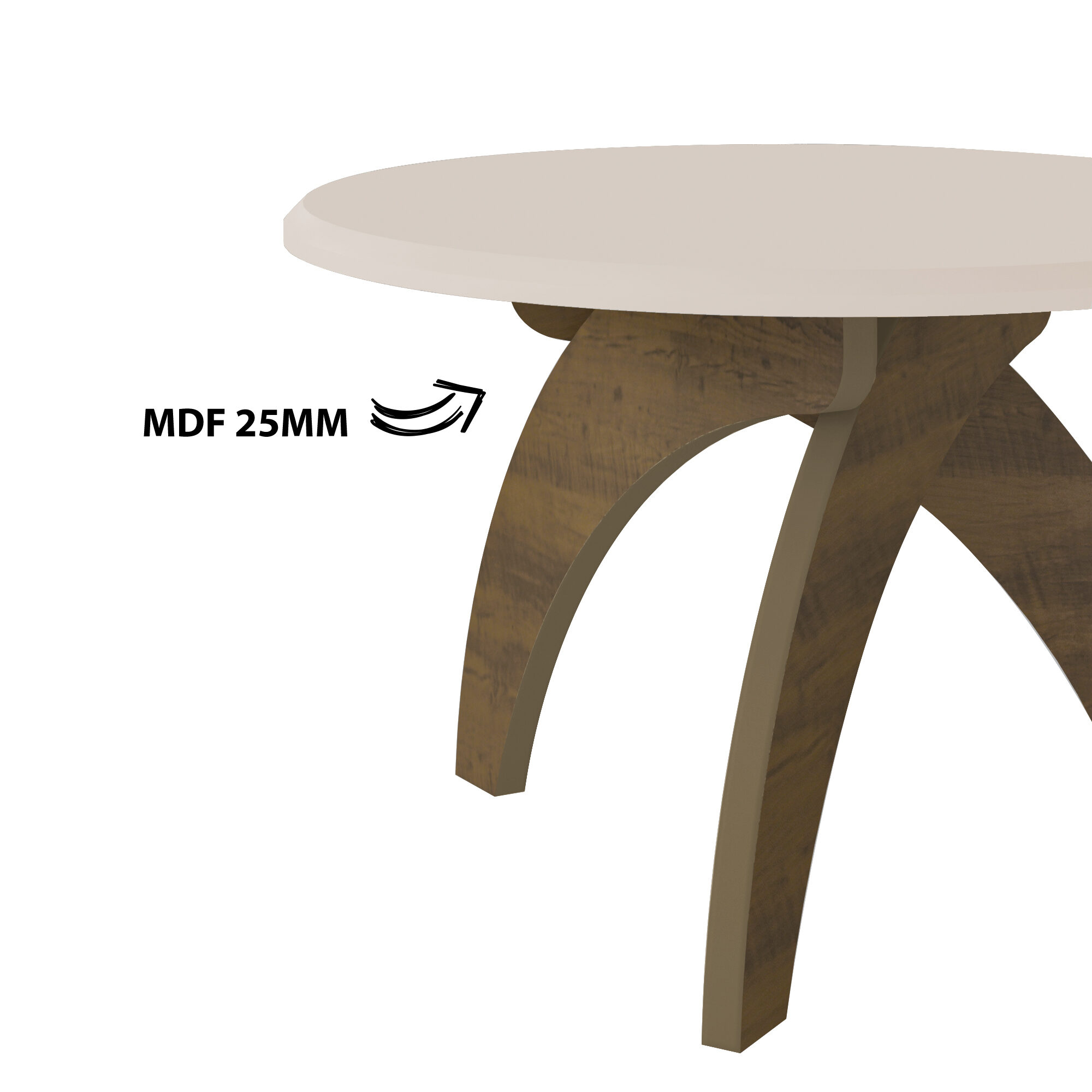 Mesa de Centro Jade Off White com Pinho (4)