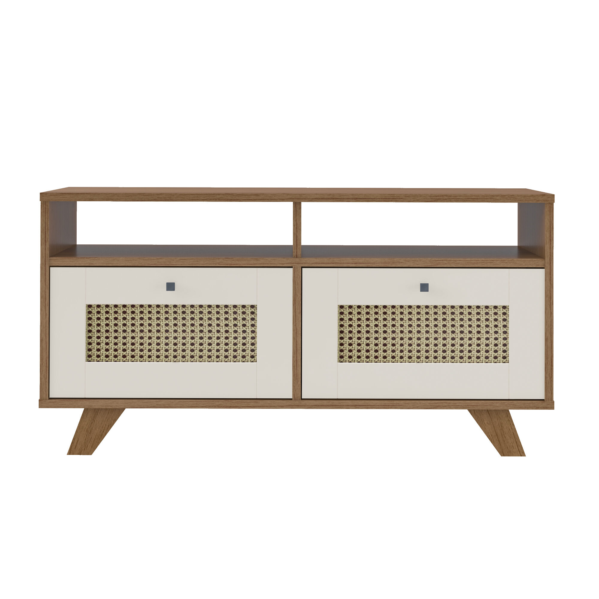 4672 TRAMA KOFFIE TAFEL - CHERRY/ OFF WHITE